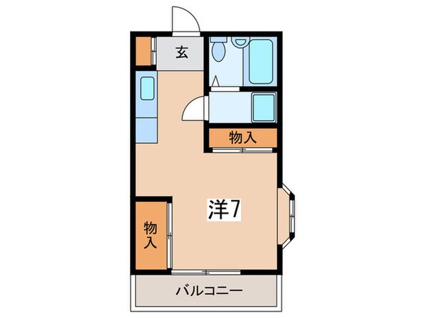 コーポラス華の物件間取画像